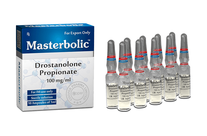 Cooper Masterbolic — Drostanolona Propionato 100mg — 10 Ampolas – Anabolizantes