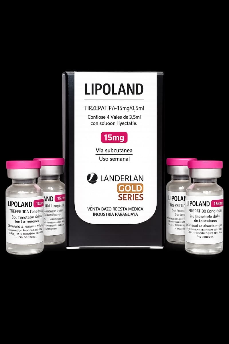 Lipoland 15mg — 4 Ampolas – Tirzepatida
