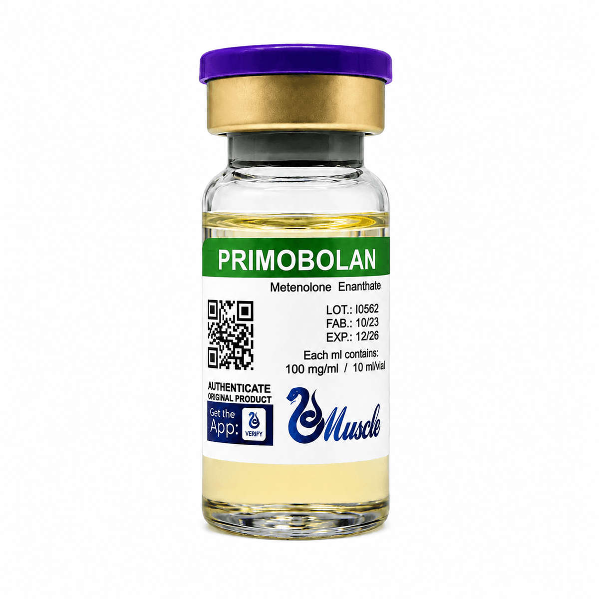 Primobolan Metenolona Enantato Muscle 100mg — 10ml – Anabolizantes