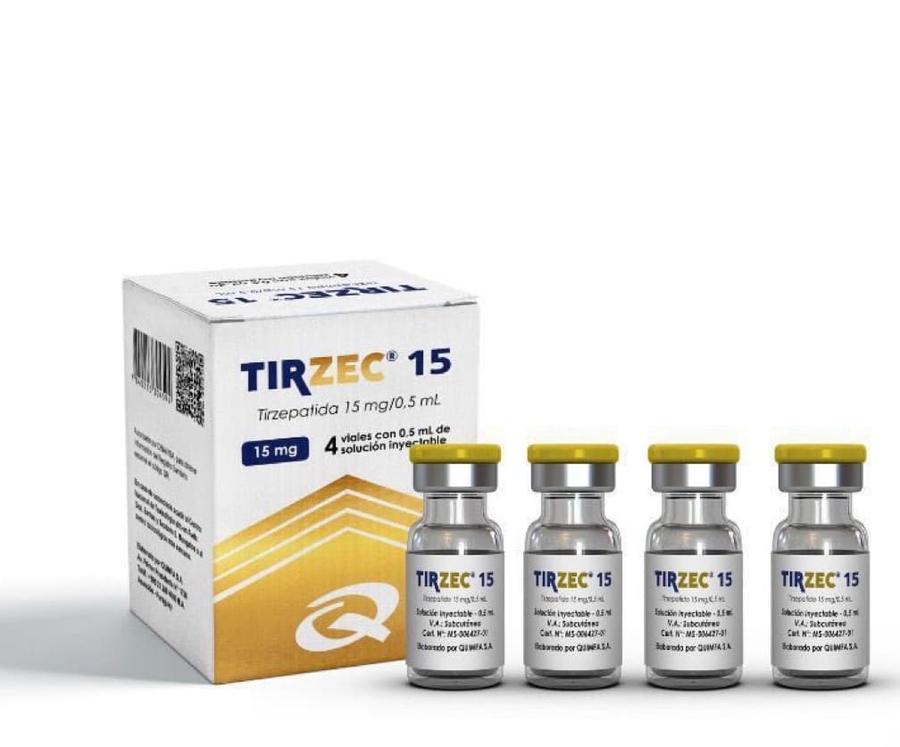 Tirzec de 15 mg (Contém 4 ampolas) – Tirzepatida