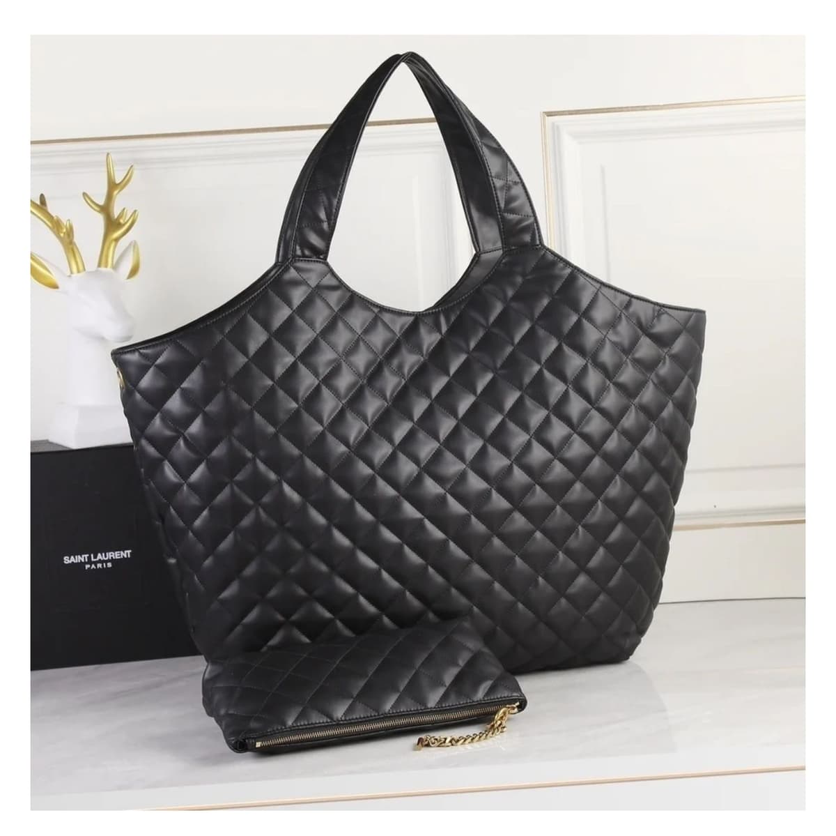 YSL Icare Media Preta