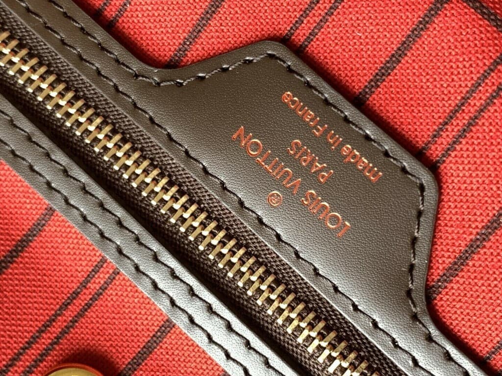 Louis Vuitton Neverfull MM Inside Out Brown & Red
