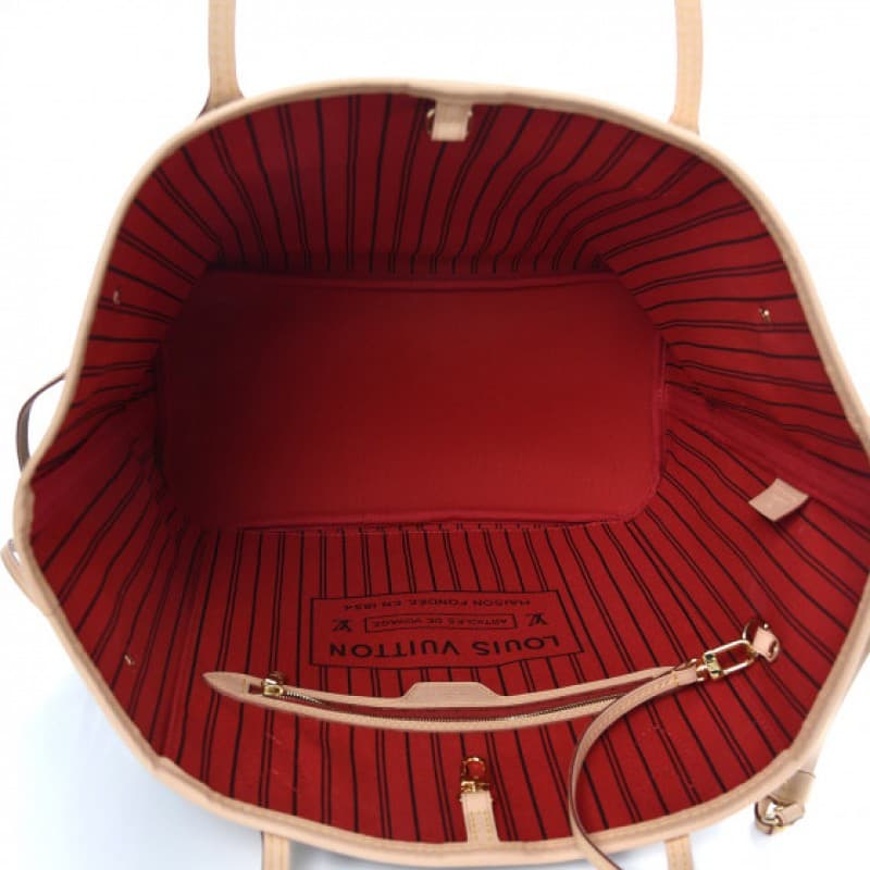 Bolsa Louis Vuitton Neverfull MM Monogram Forro Vermelho