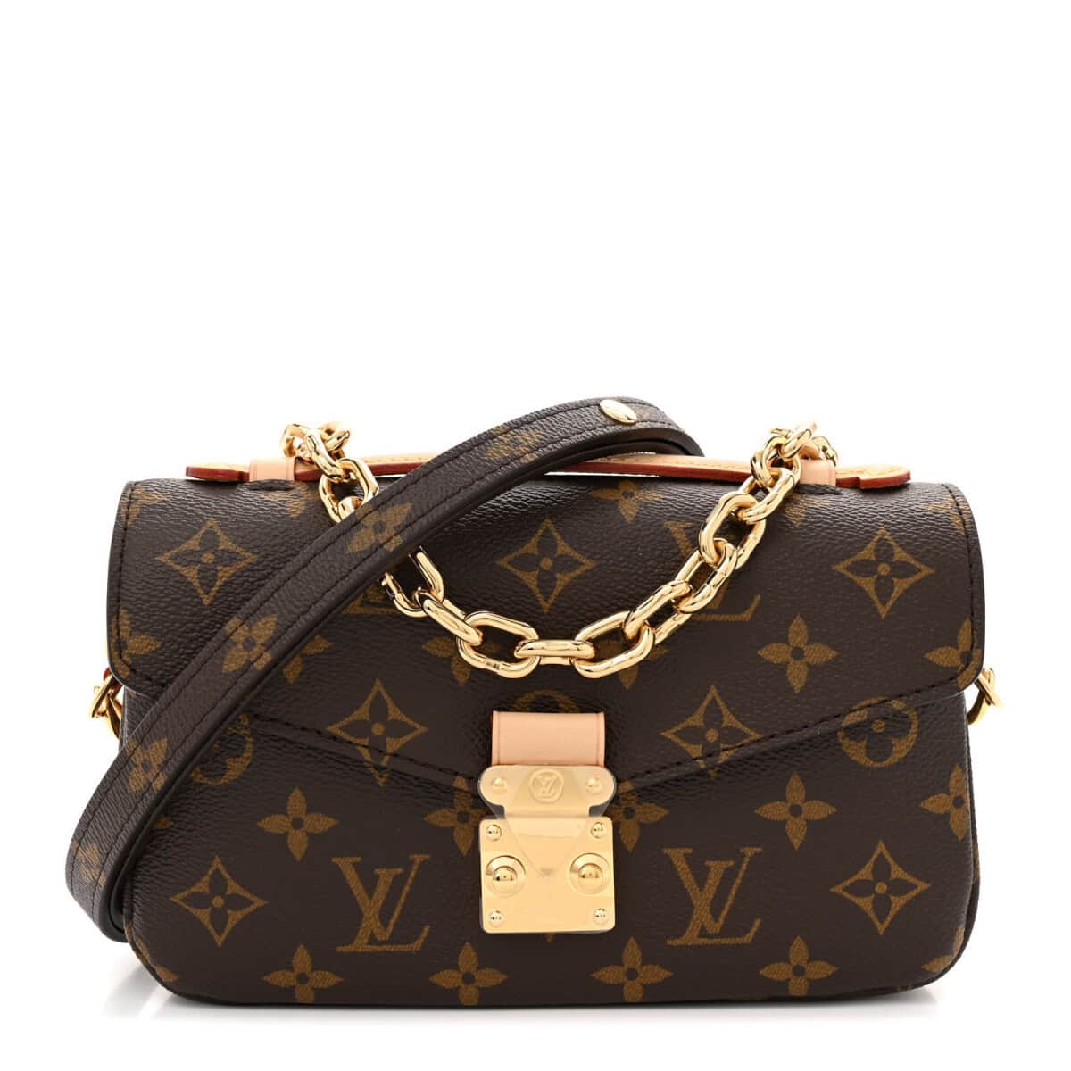 Bolsa Louis Vuitton Pochette Metis East West Monogram