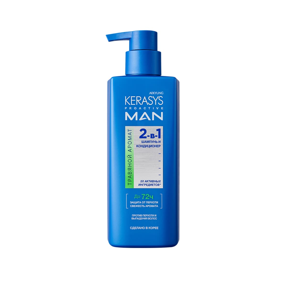 Shampoo kerasys pro active man 2in1 herbal 400ml