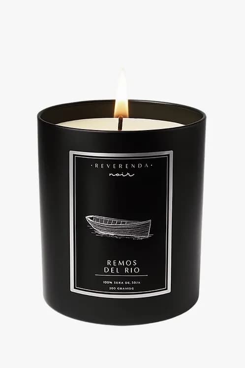 Vela aromática reverenda noir remos del rio 200gr