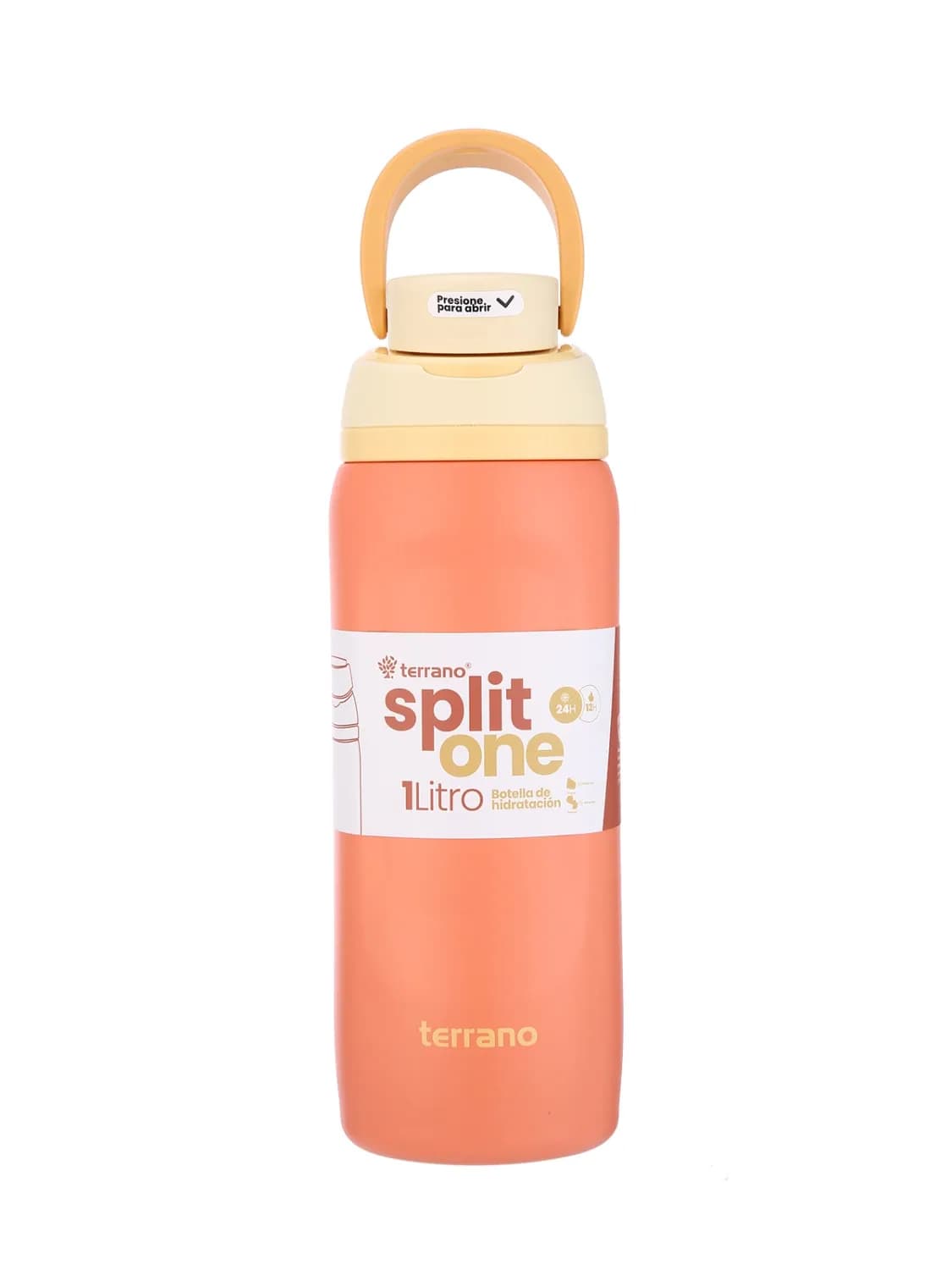 Garrafa split one terrano 1l coral