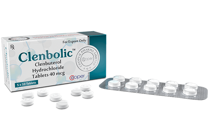 Clenbolic Clenbuterol HCl 40mcg – 50 Comprimidos