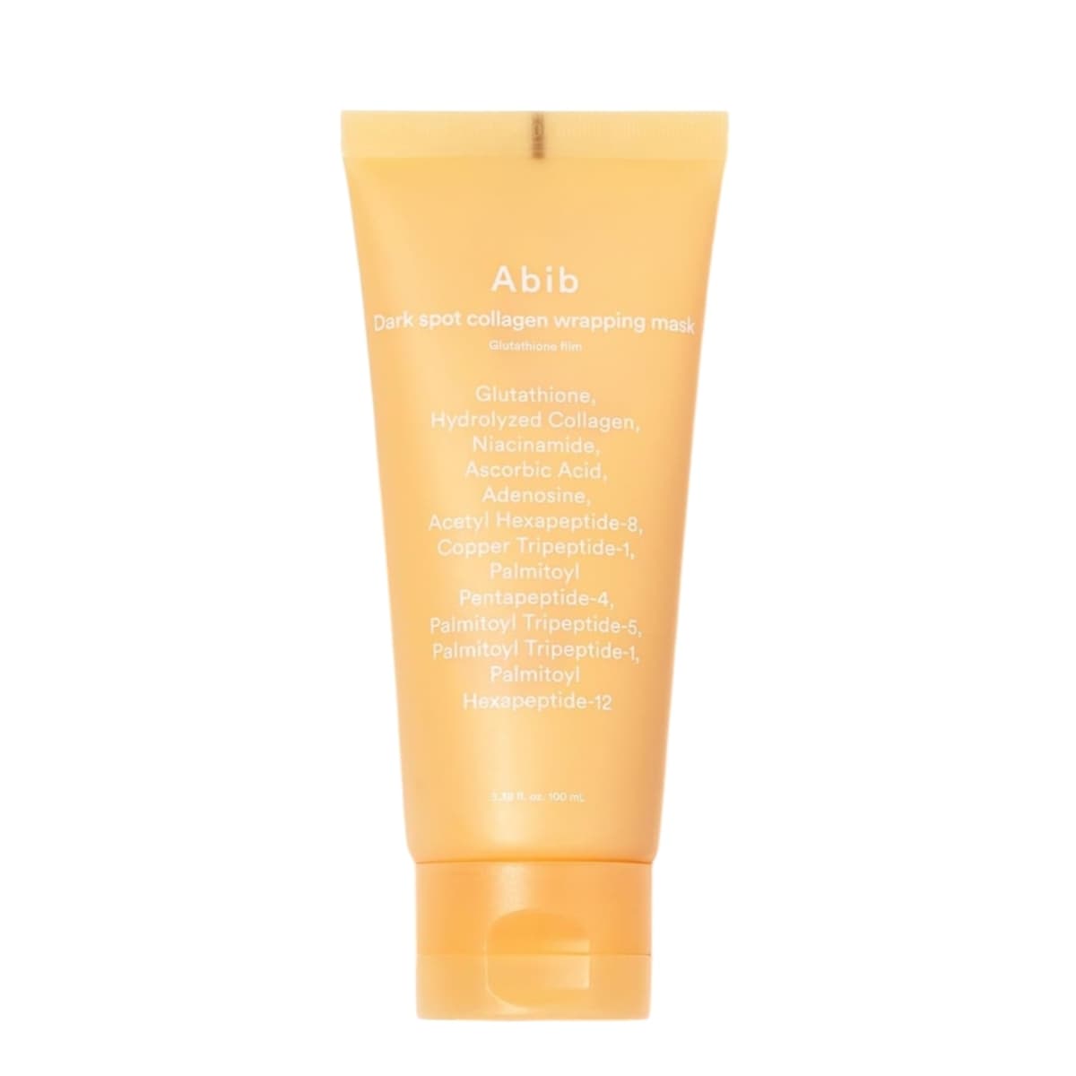 Máscara abib dark spot collagen wrapping glutathione film 100ml