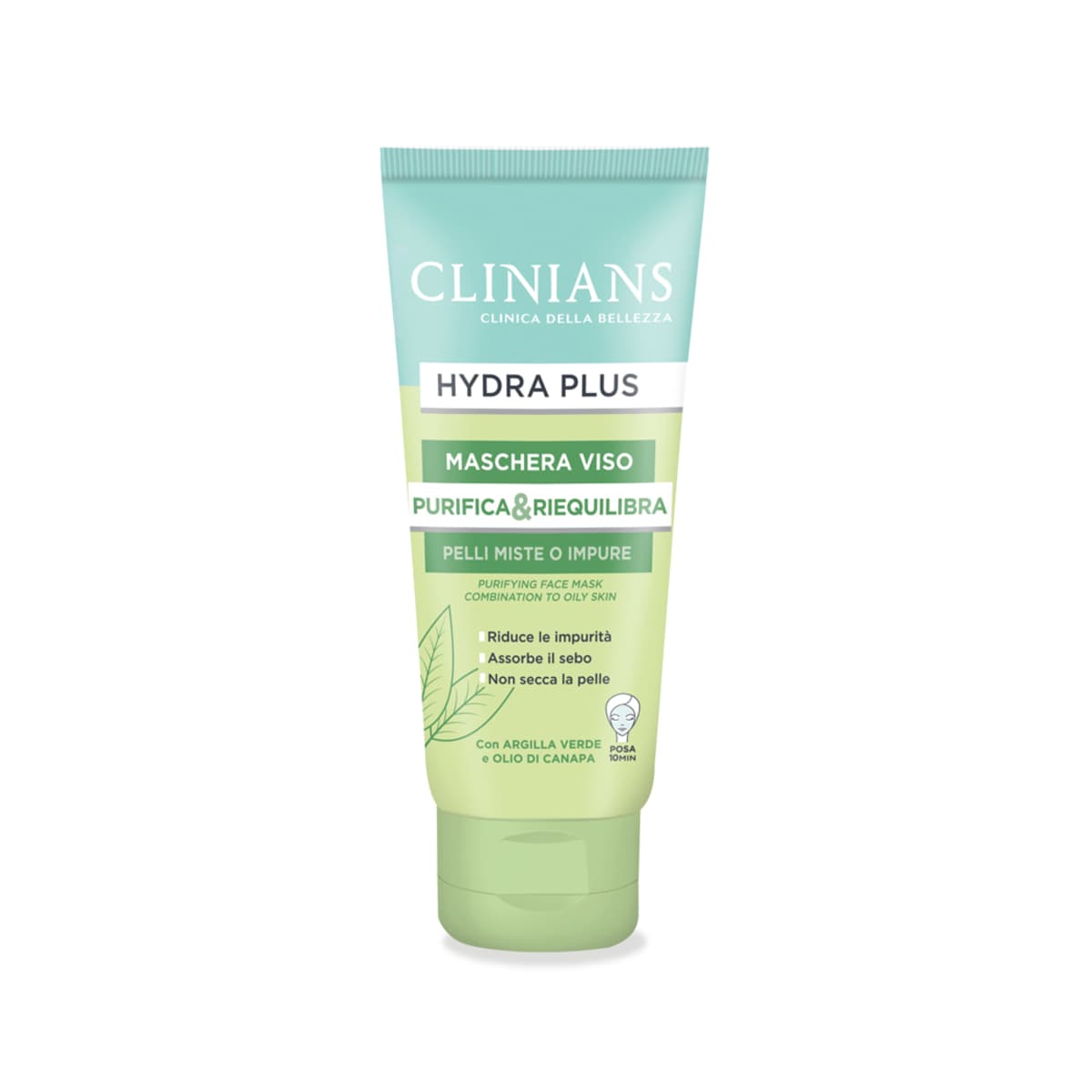Clinians hydra plus maschera viso 75ml