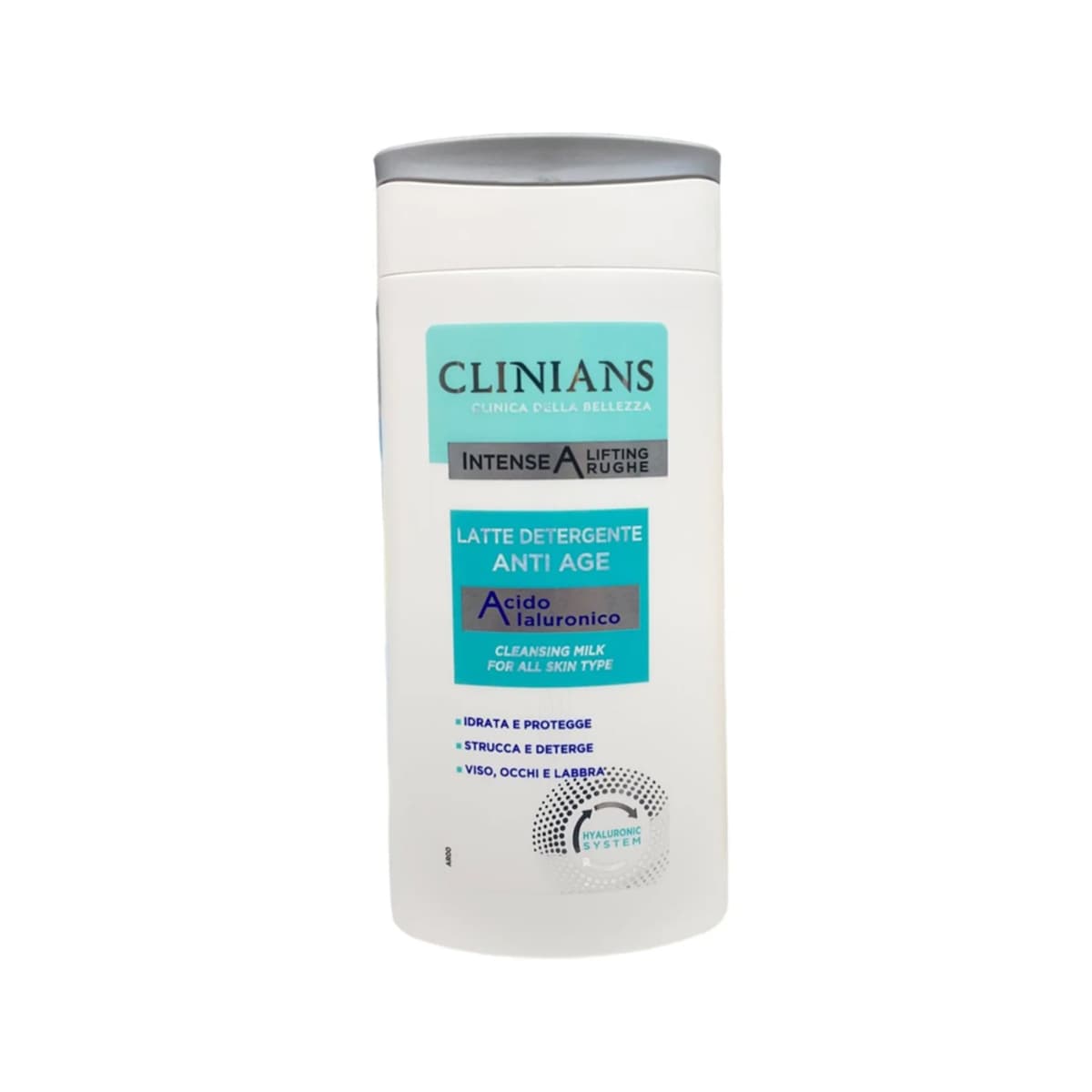 Clinians latte detergente anti age acidolaluronico 200ml