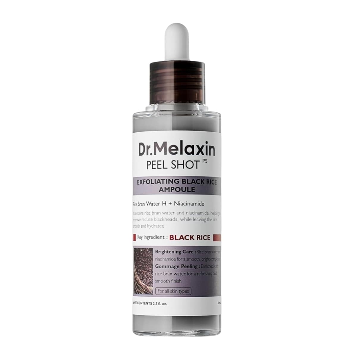 Ampola dr melaxin peel shot exfoliating black rice 80ml