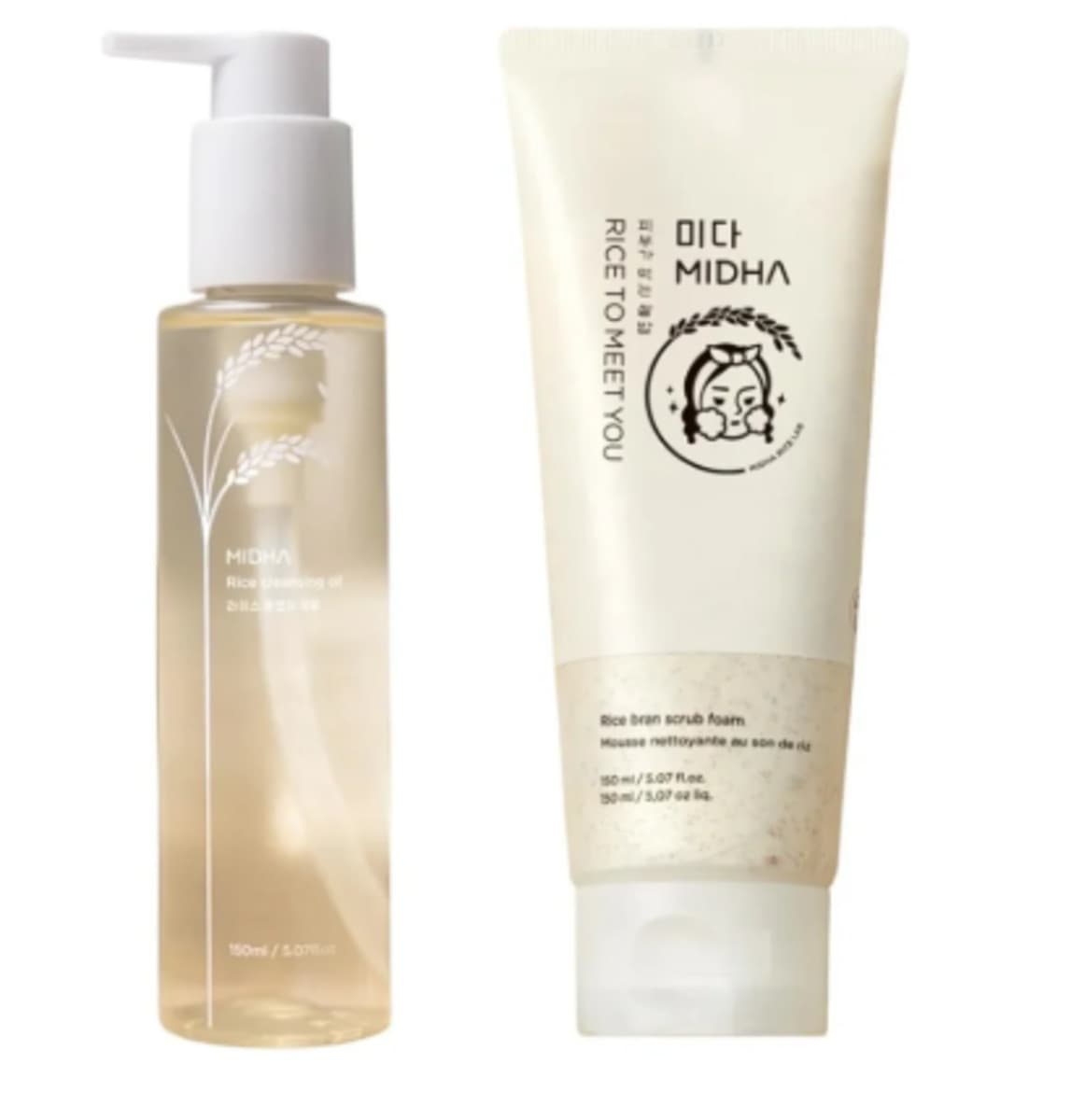 Midha rice 2 step cleansing duo