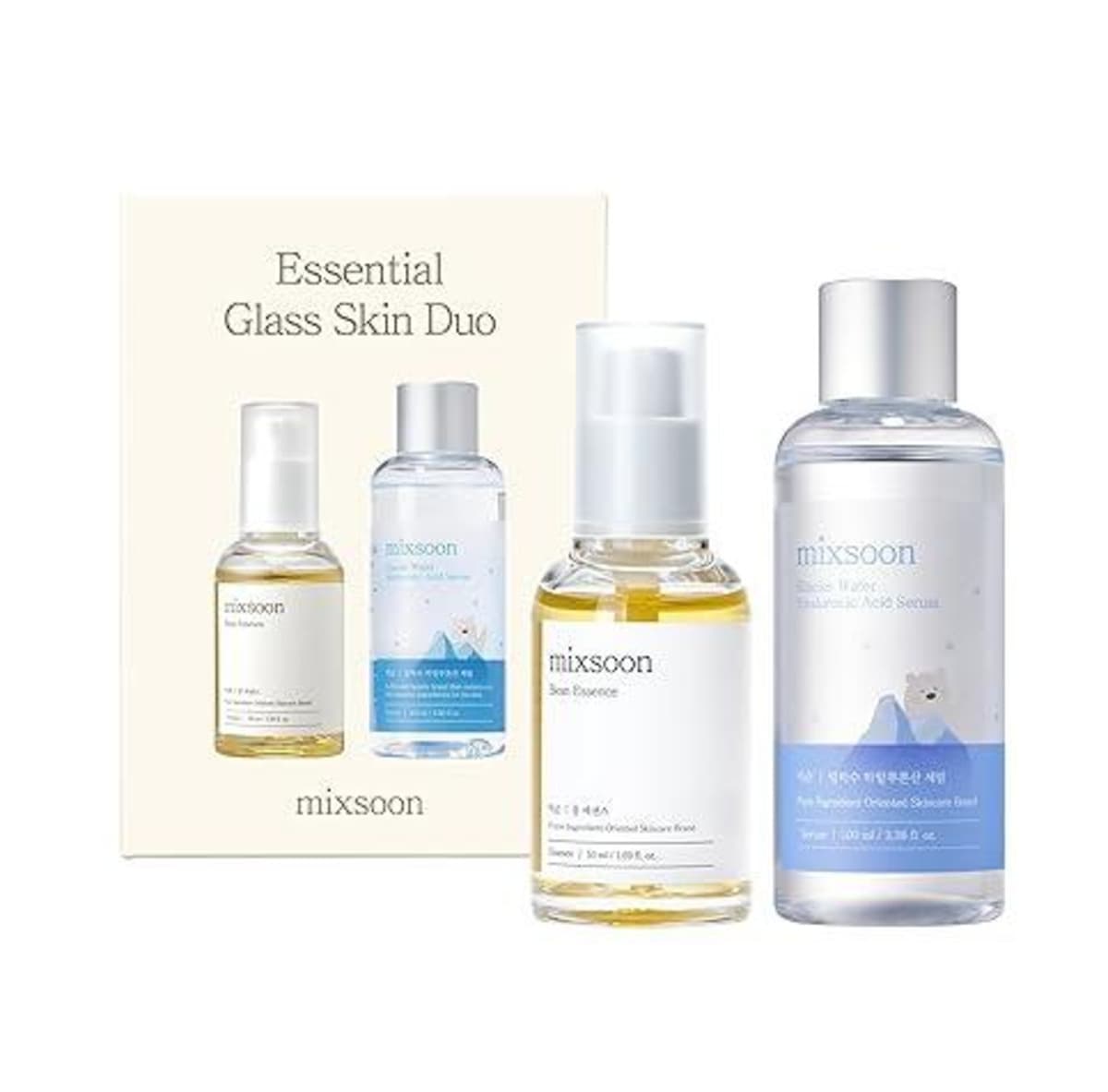 Mixsoon essential glass skin duo
