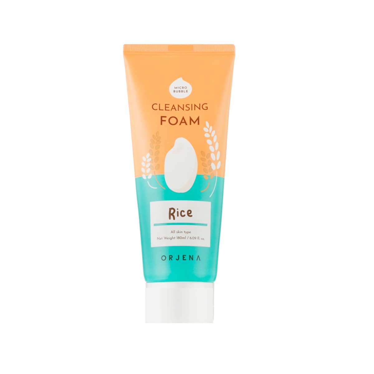 Espuma de limpeza orjena rice 190ml
