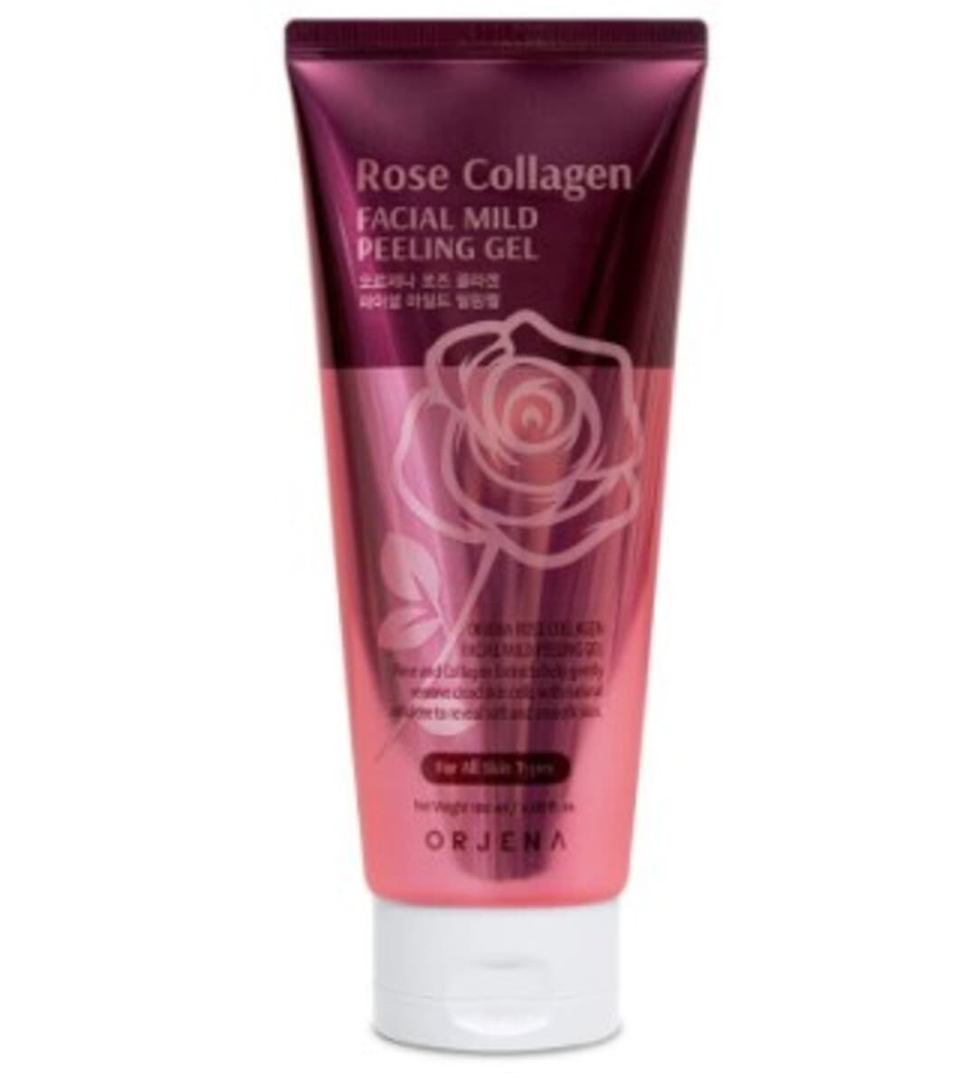 Gel esfoliante orjena rose collagen facial mild 180ml