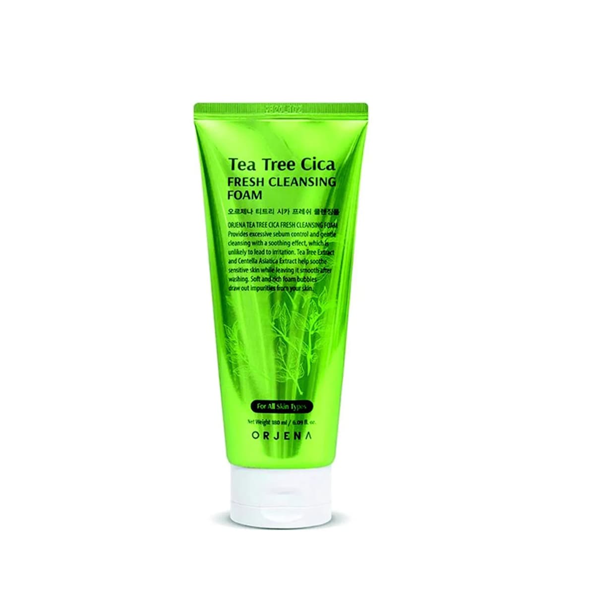 Espuma de limpeza orjena tea tree cic fresh 180ml
