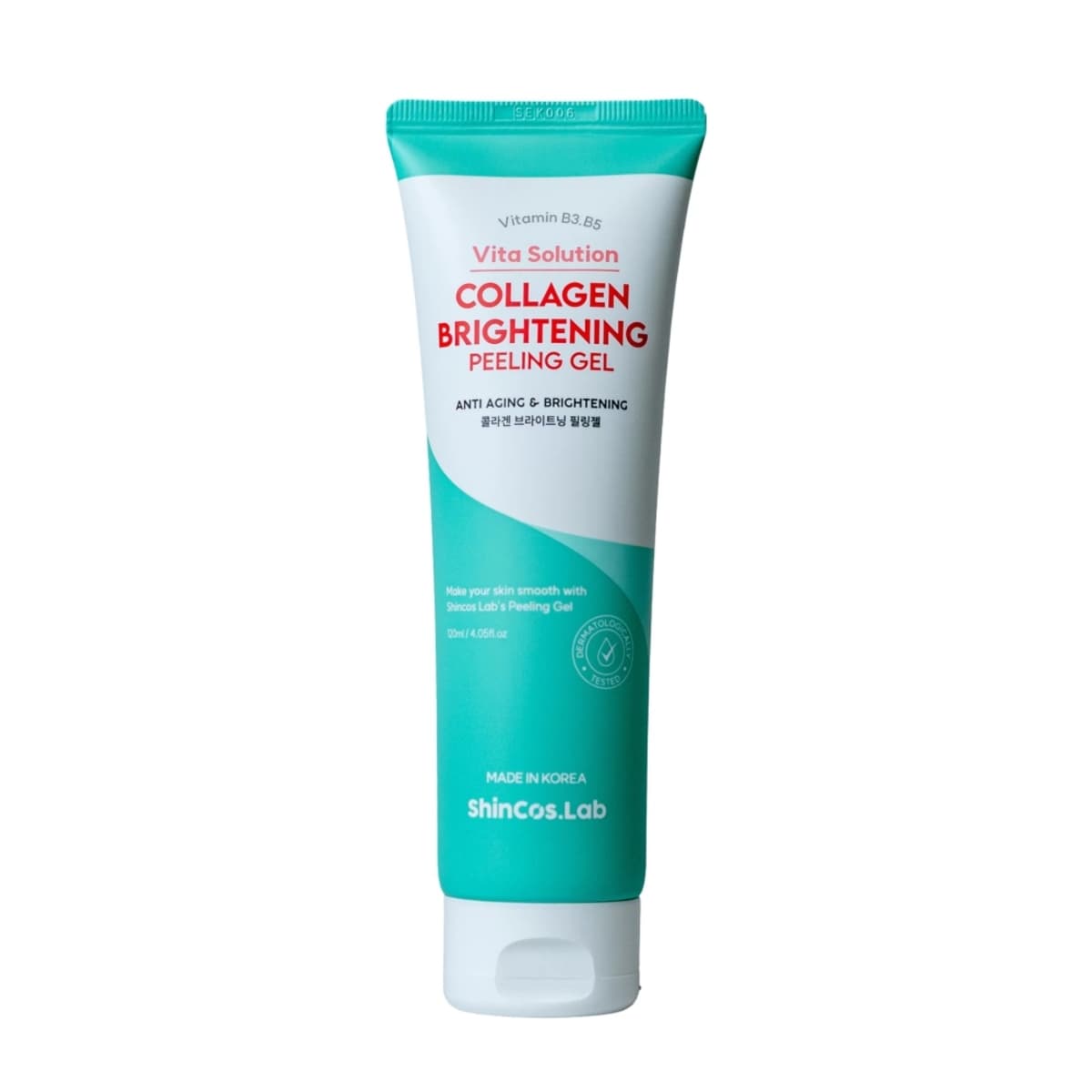 Gel esfoliante shincos.lab collagen brightening 120ml