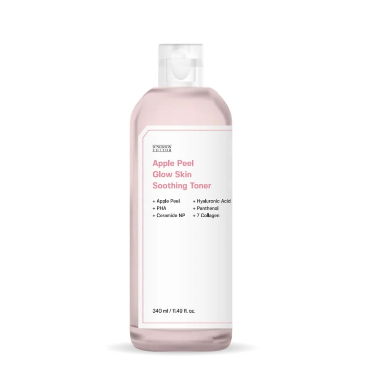 Tônico sungboon editor apple peel glow skin soothing 340ml
