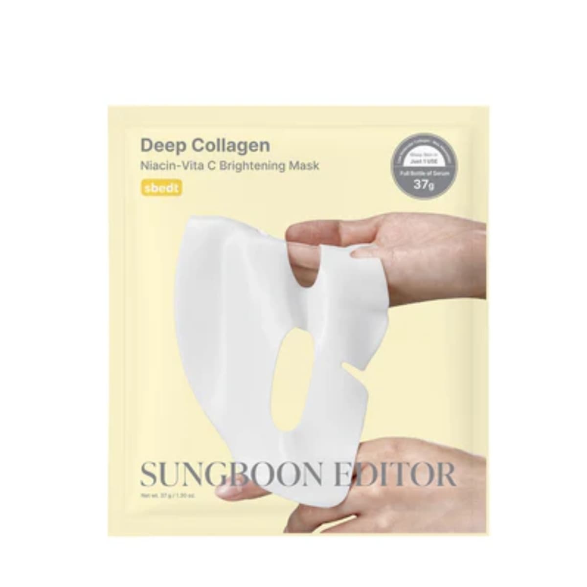 Máscara sungboon editor deep collagen niacin vita c brightening