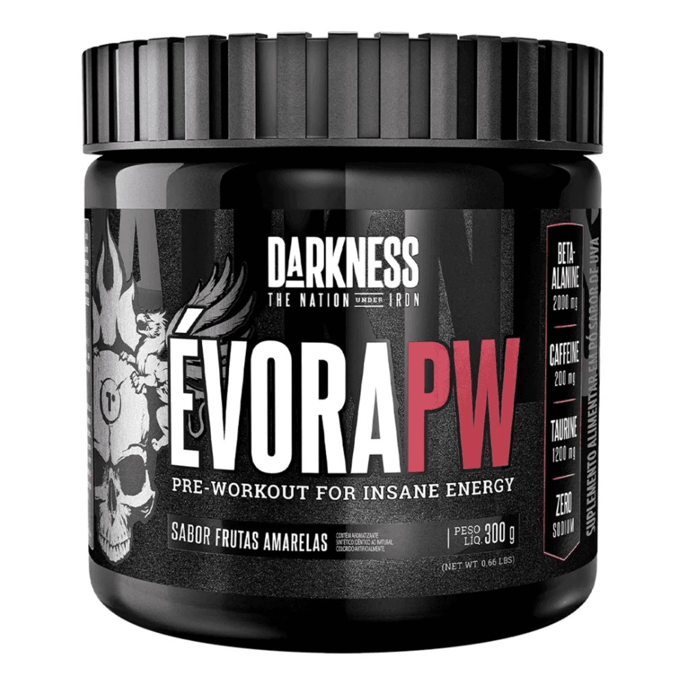 Darkness EvoraPW Pre-Workout Frutas Amarelas 300g