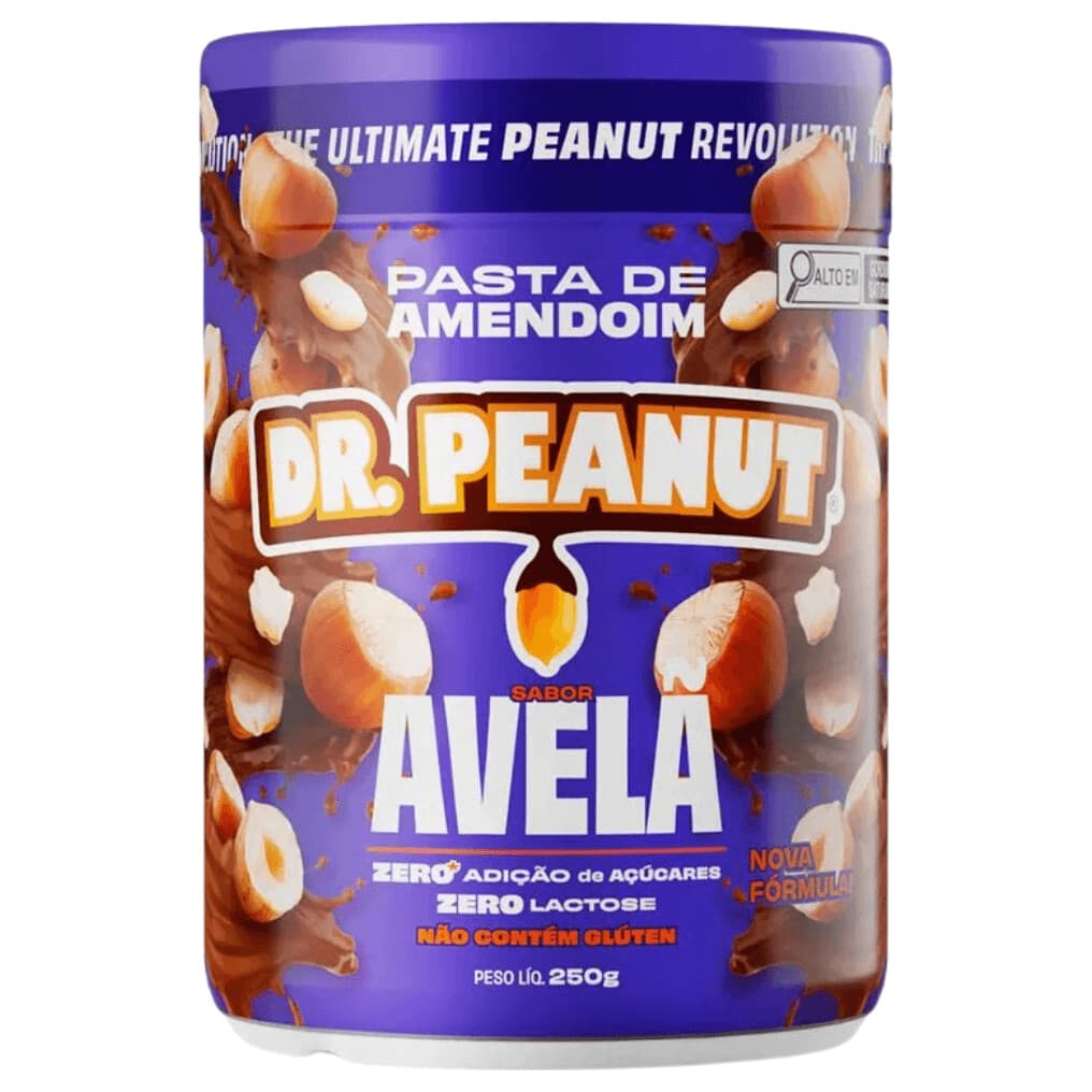 Dr Peanut Pasta de Amendoim Sabor Avelã 250g