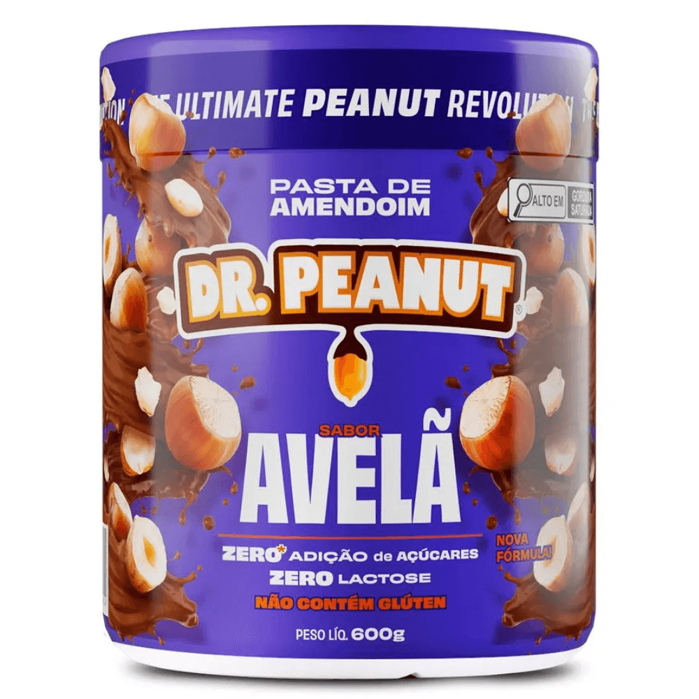 Dr Peanut Pasta de Amendoim Sabor Avelã 600g
