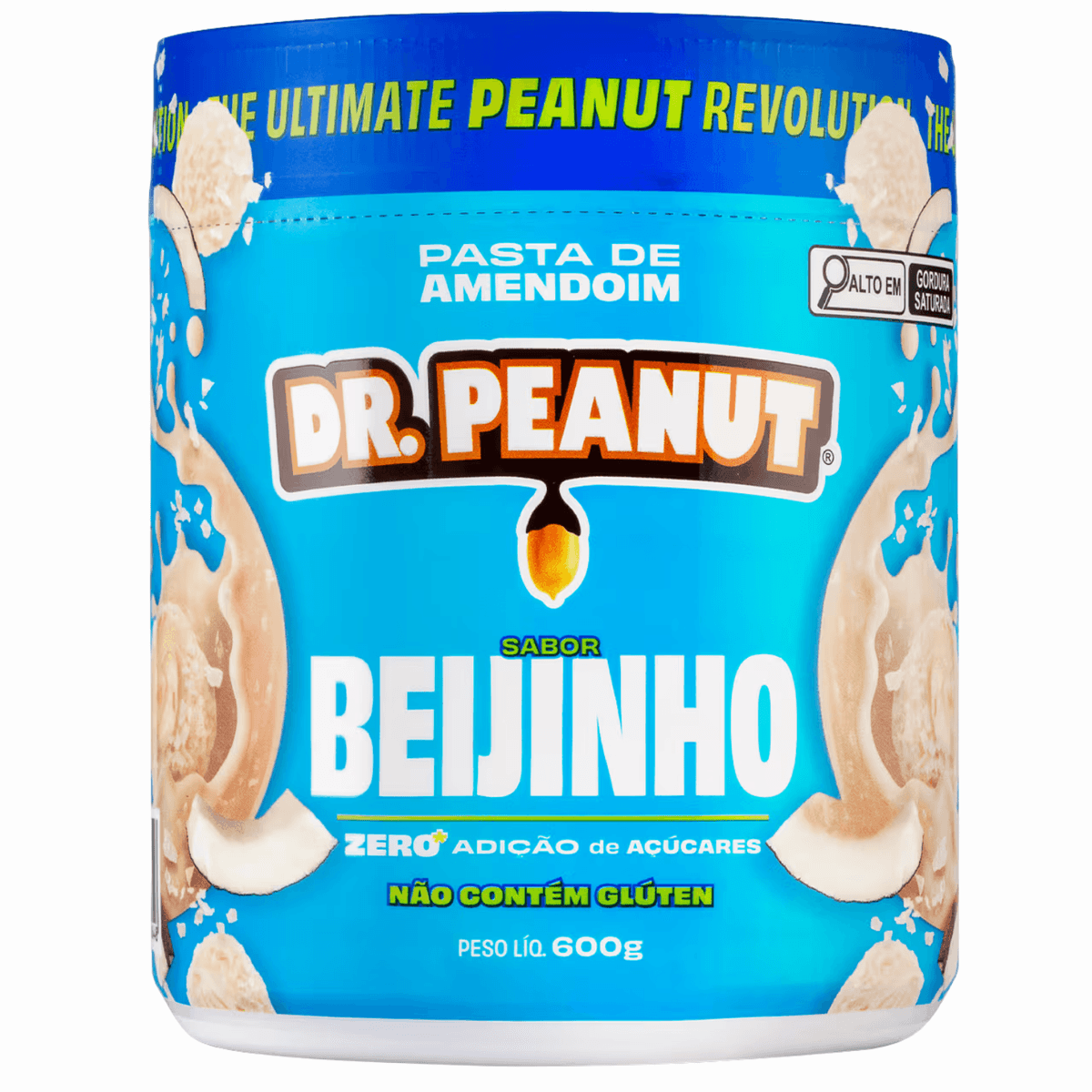 Dr Peanut Pasta de Amendoim Sabor Beijinho 600g