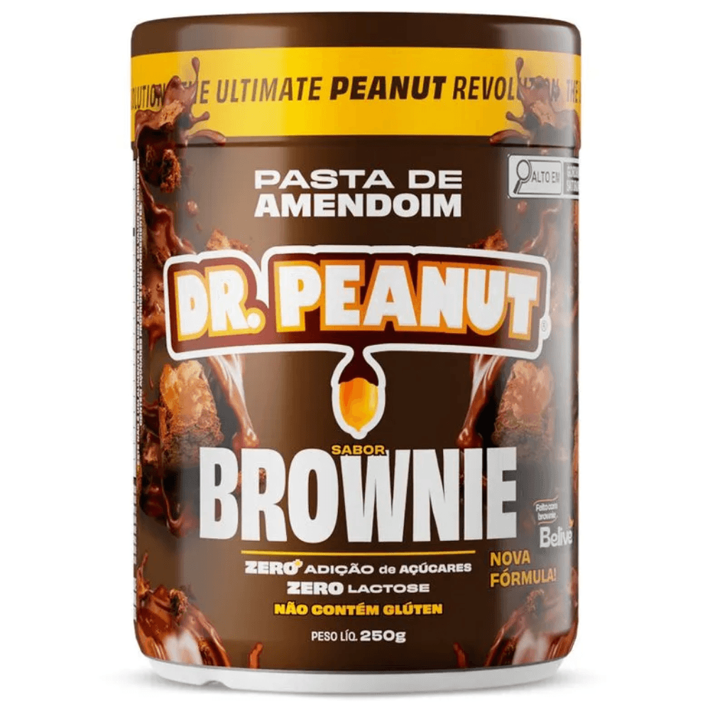 Dr Peanut Pasta de Amendoim Sabor Brownie 250g