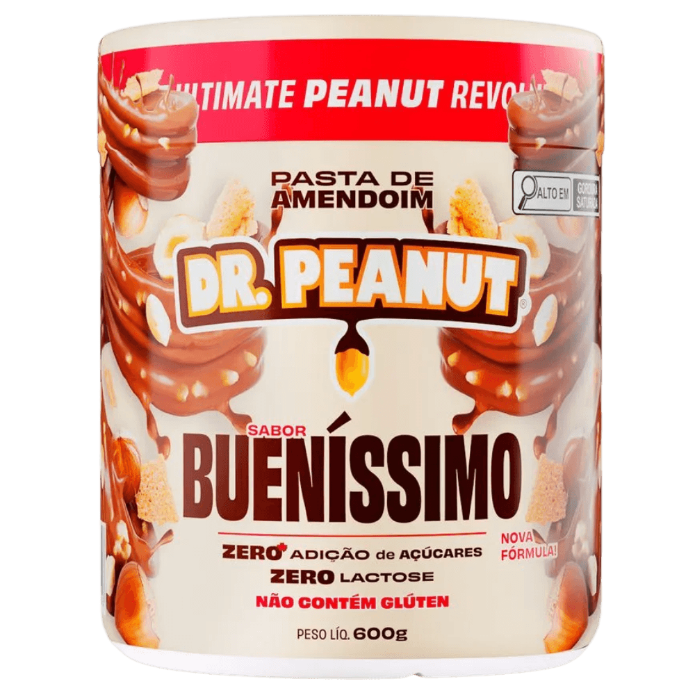 Dr Peanut Pasta de Amendoim Sabor Bueníssimo 600g