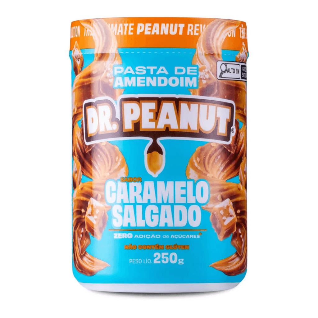 Dr Peanut Pasta de Amendoim Sabor Caramelo Salgado 250g