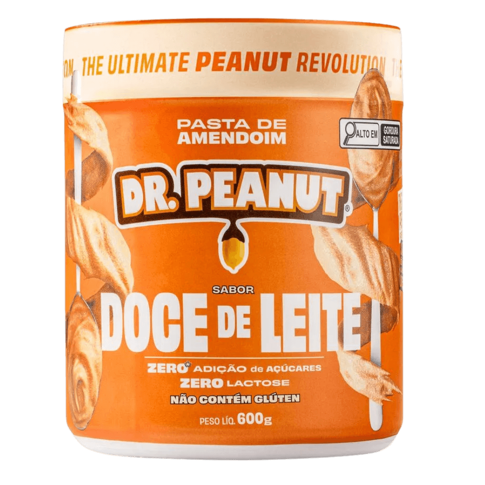 Dr. Peanut Pasta de Amendoim Sabor Doce de Leite 600g