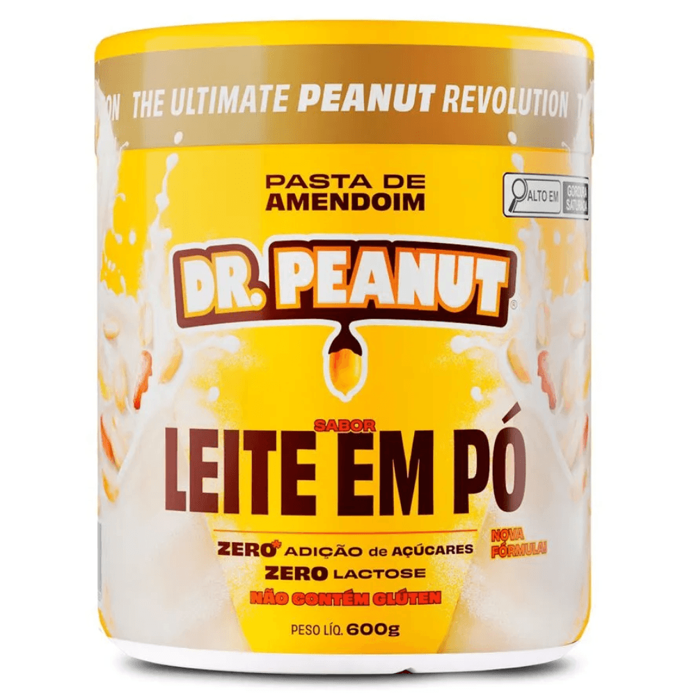 Dr Peanut Pasta de Amendoim Sabor Leite em Pó 600g