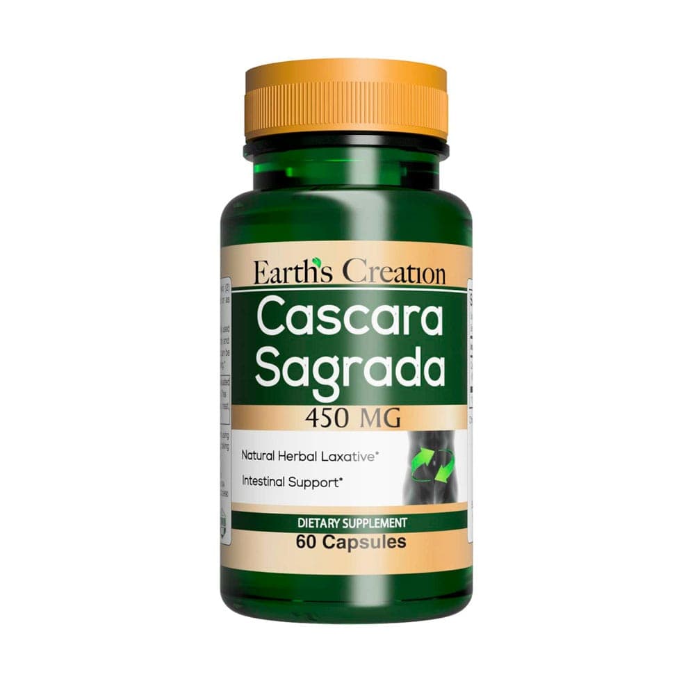 Earth's Creation Cascara Sagrada 450g 60 Cápsulas