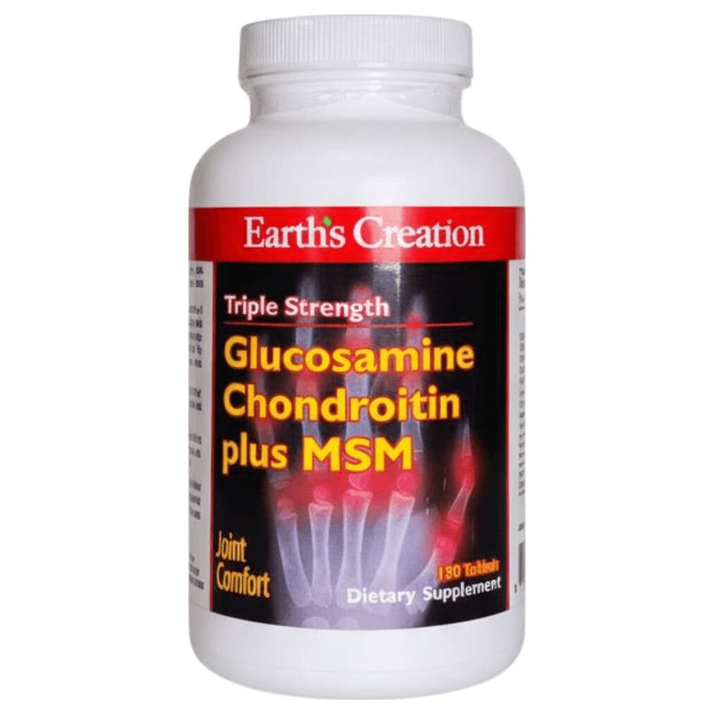 Earth's Creation Glucosamine Plus MSM 90 Capsulas