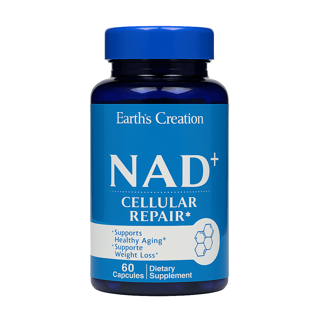 Earth's Creation NAD+ Cellular Repair 60 Cápsulas