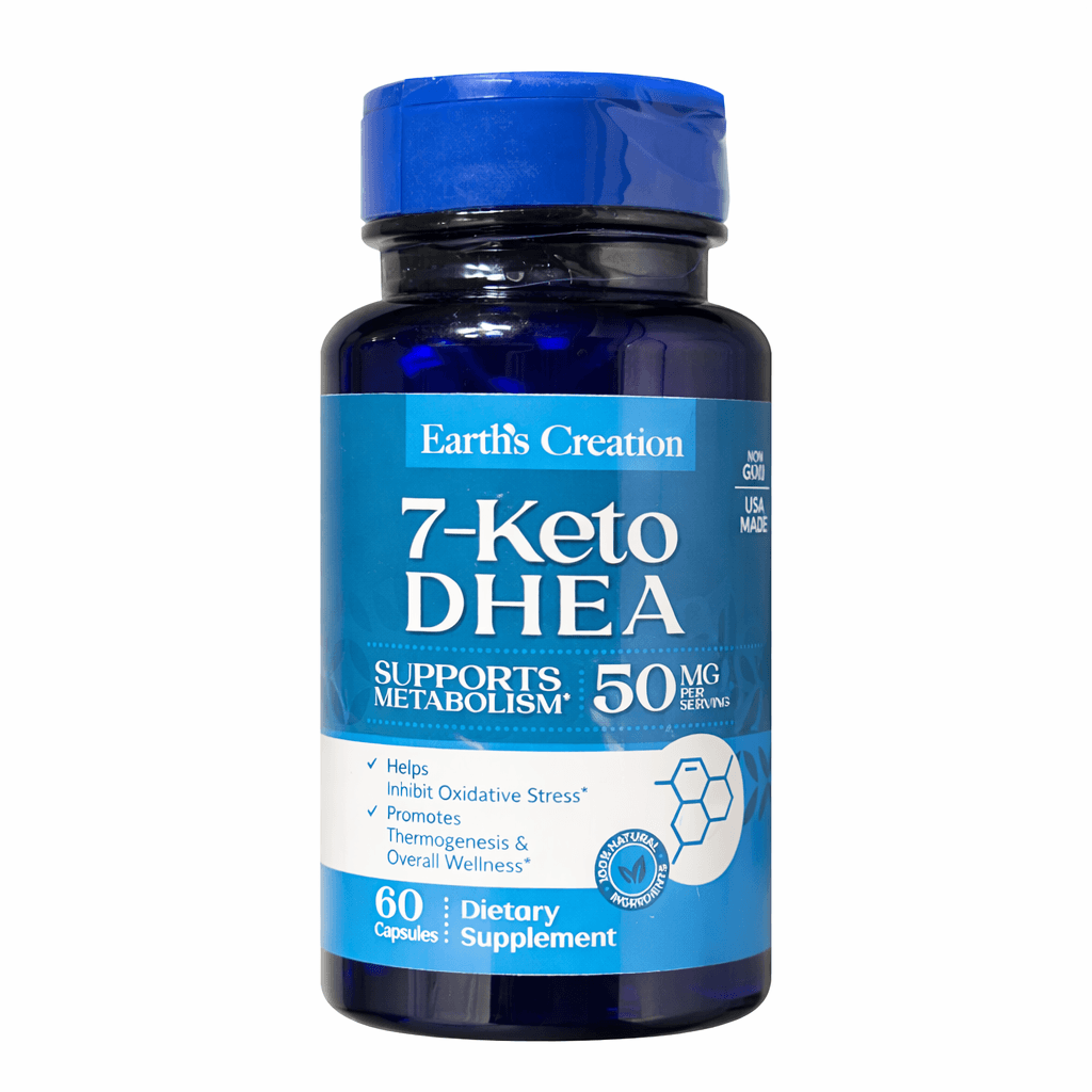 Earth’s Creation 7-Keto DHEA 50mg 60 Cápsulas