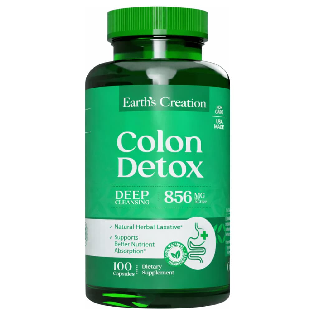 Earth’s Creation Colon Detox 856mg 100 Cápsulas