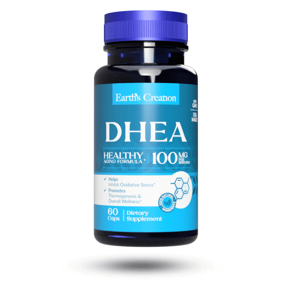 Earth’s Creation DHEA 100mg 60 Cápsulas