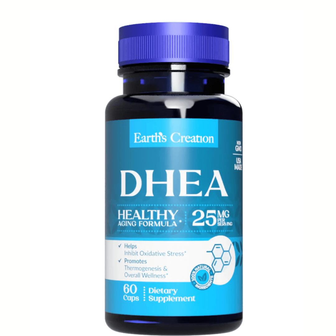 Earth’s Creation DHEA 25 mg 60 Cápsulas