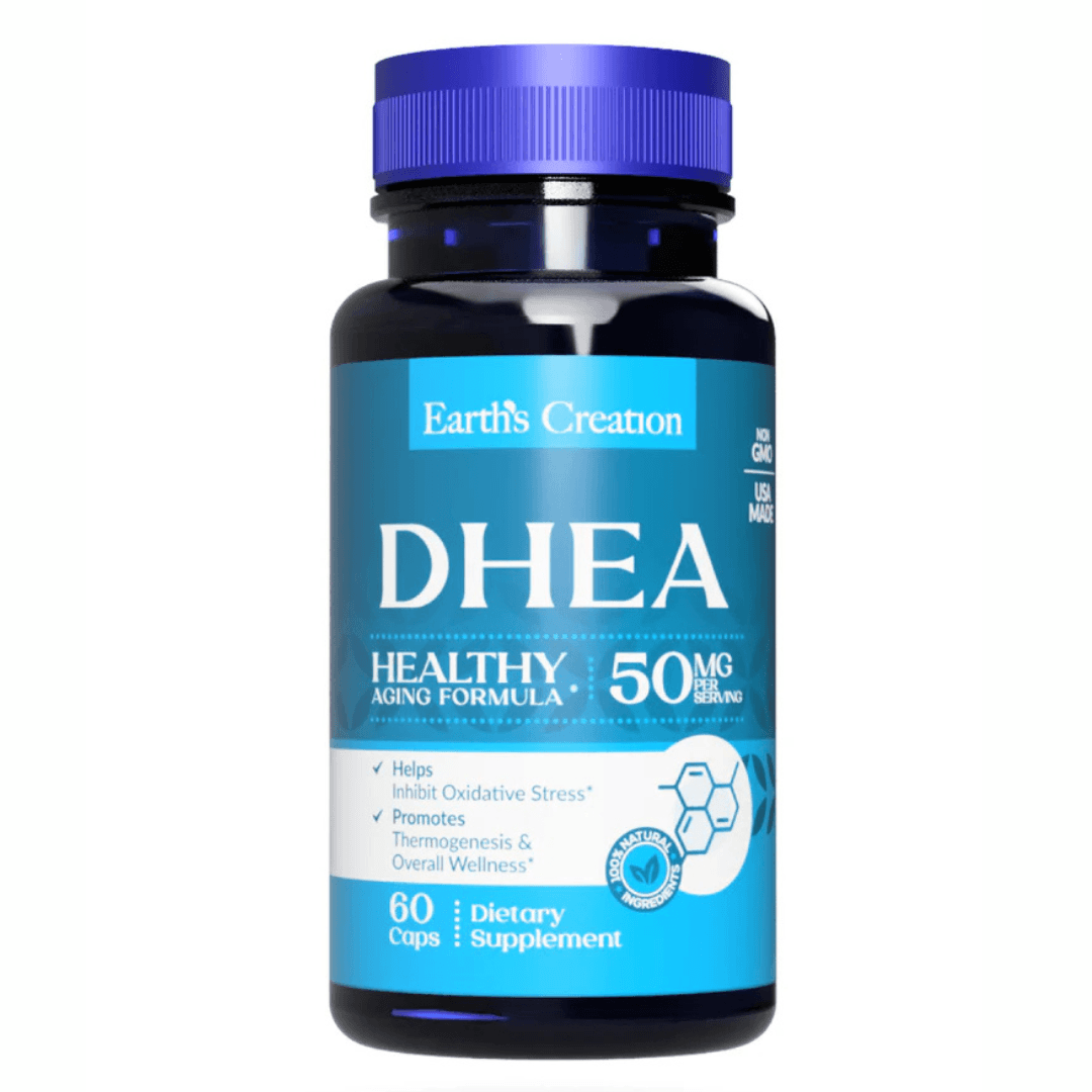 Earth’s Creation DHEA 50 mg 60 Cápsulas