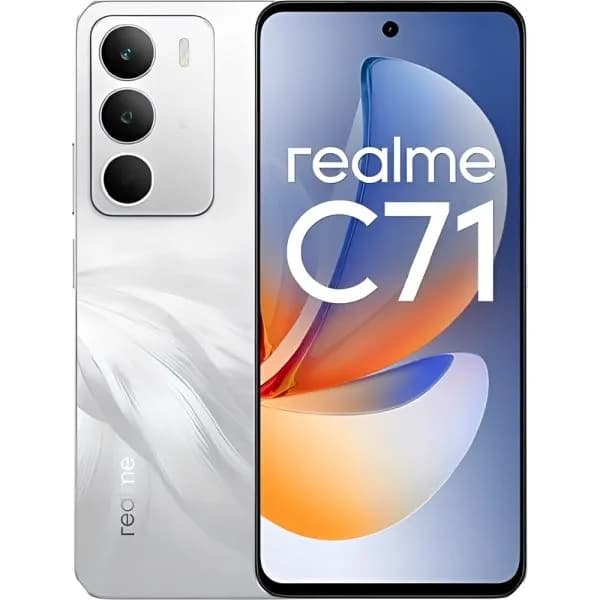 Celular realme c71 rmx5303 6.67" ds lte nfc 4/256gb mx 45w white
