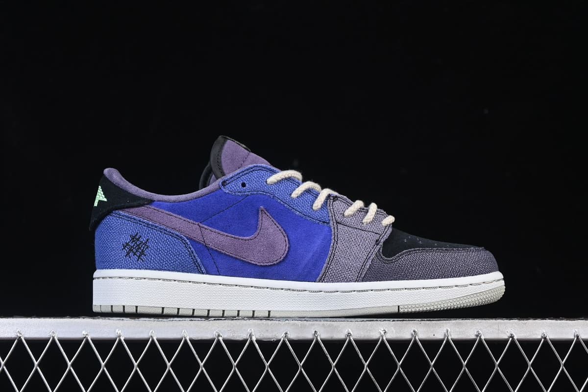 Air Jordan 1 Low Voodoo Flax and Oil Purple DZ7292-200.