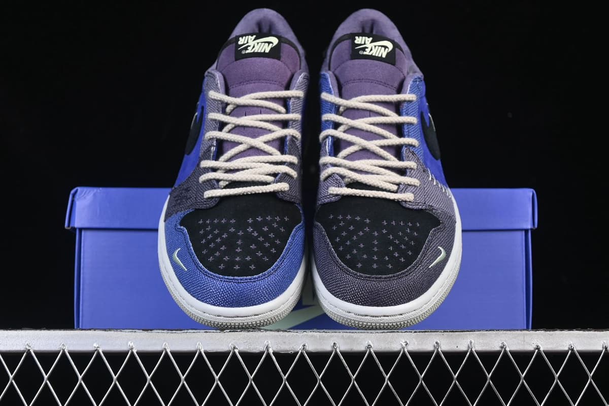 Air Jordan 1 Low Voodoo Flax and Oil Purple DZ7292-200.