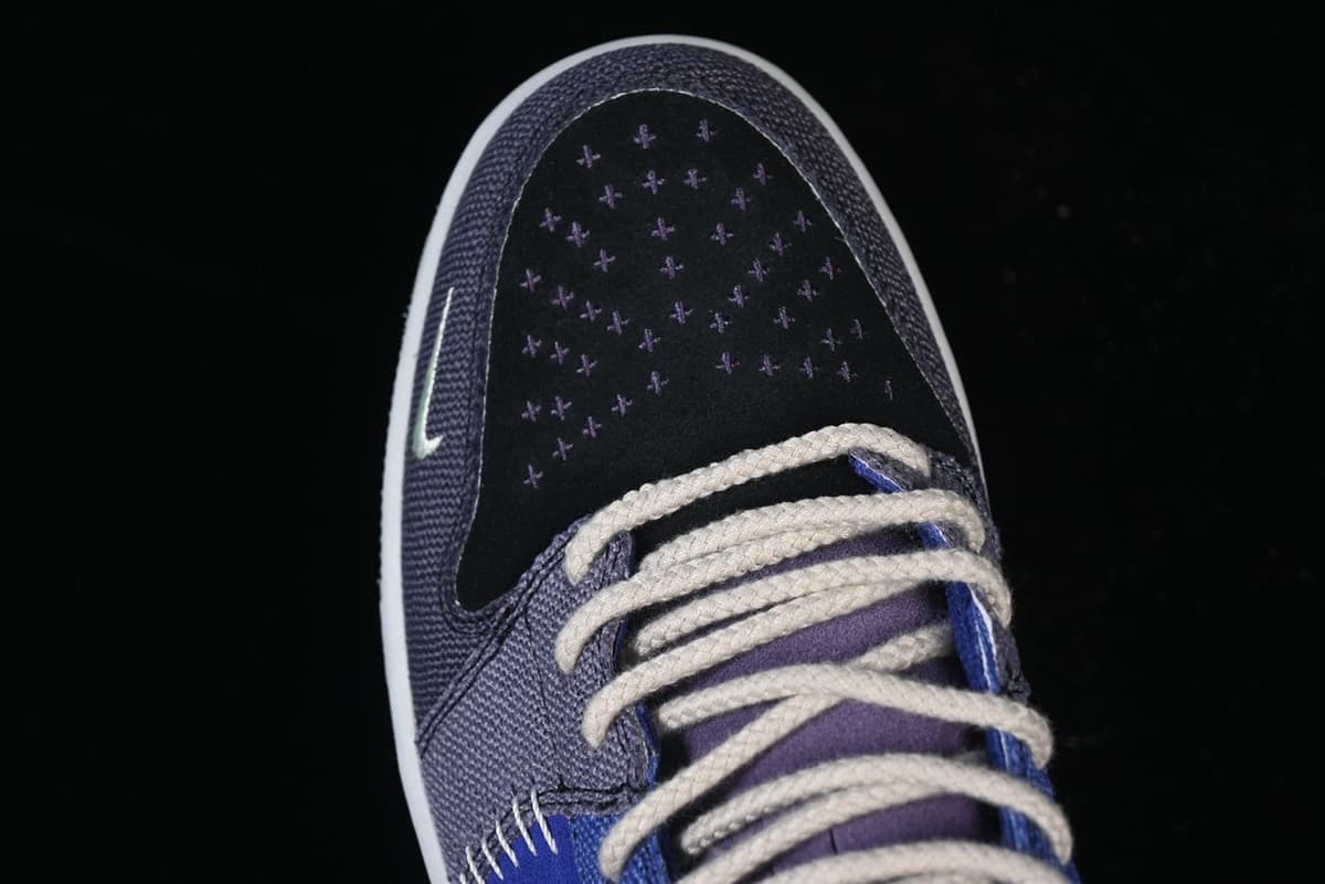 Air Jordan 1 Low Voodoo Flax and Oil Purple DZ7292-200.