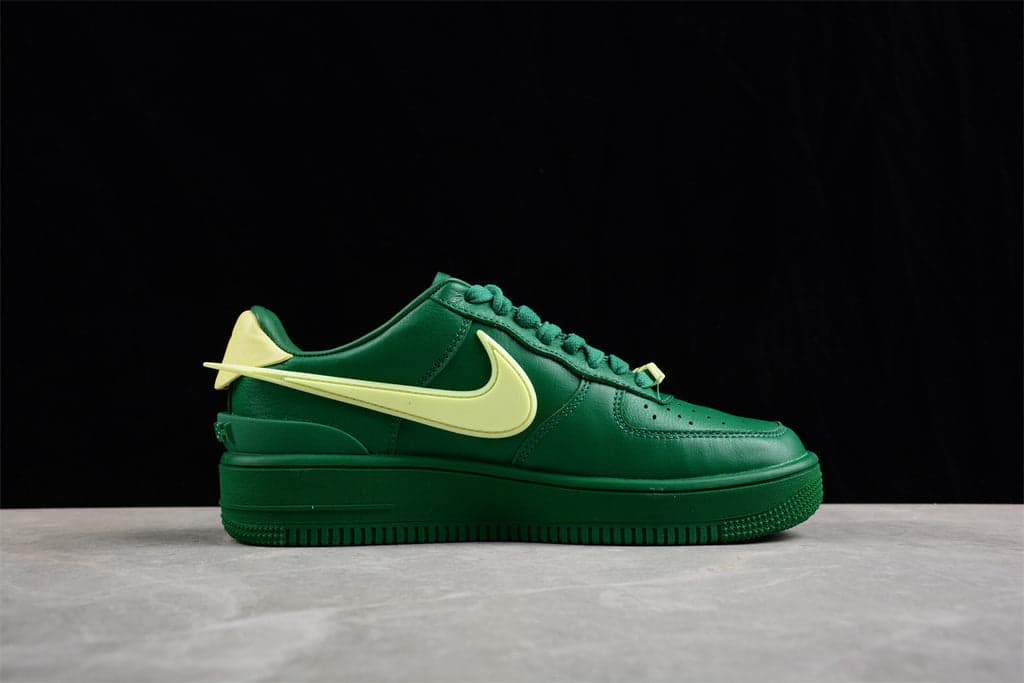 AMBUSH X NIKE AIR FORCE 1 LOW PINE GREEN AND CITRON