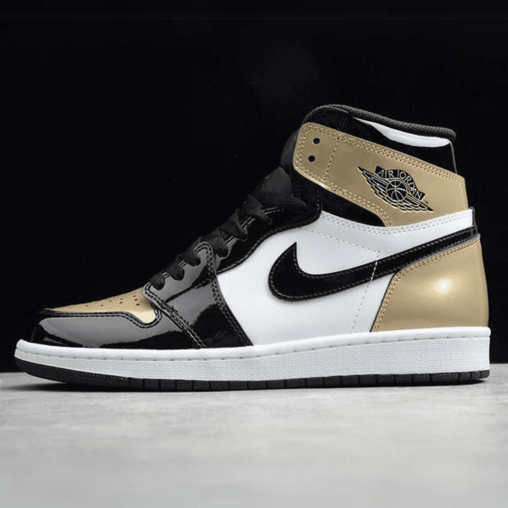 Jordan 1 Retro High NRG Patent Gold Toe 861428-007