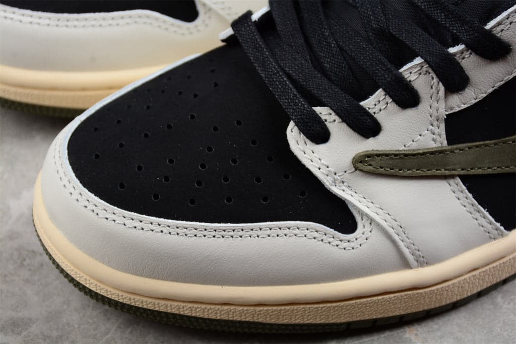 Jordan 1 Retro Low OG SP Travis Scott Olive DZ4137-106.
