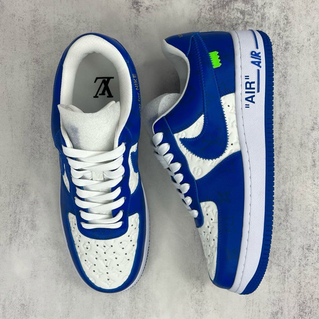 Louis Vuitton x Nike Air Force Blue