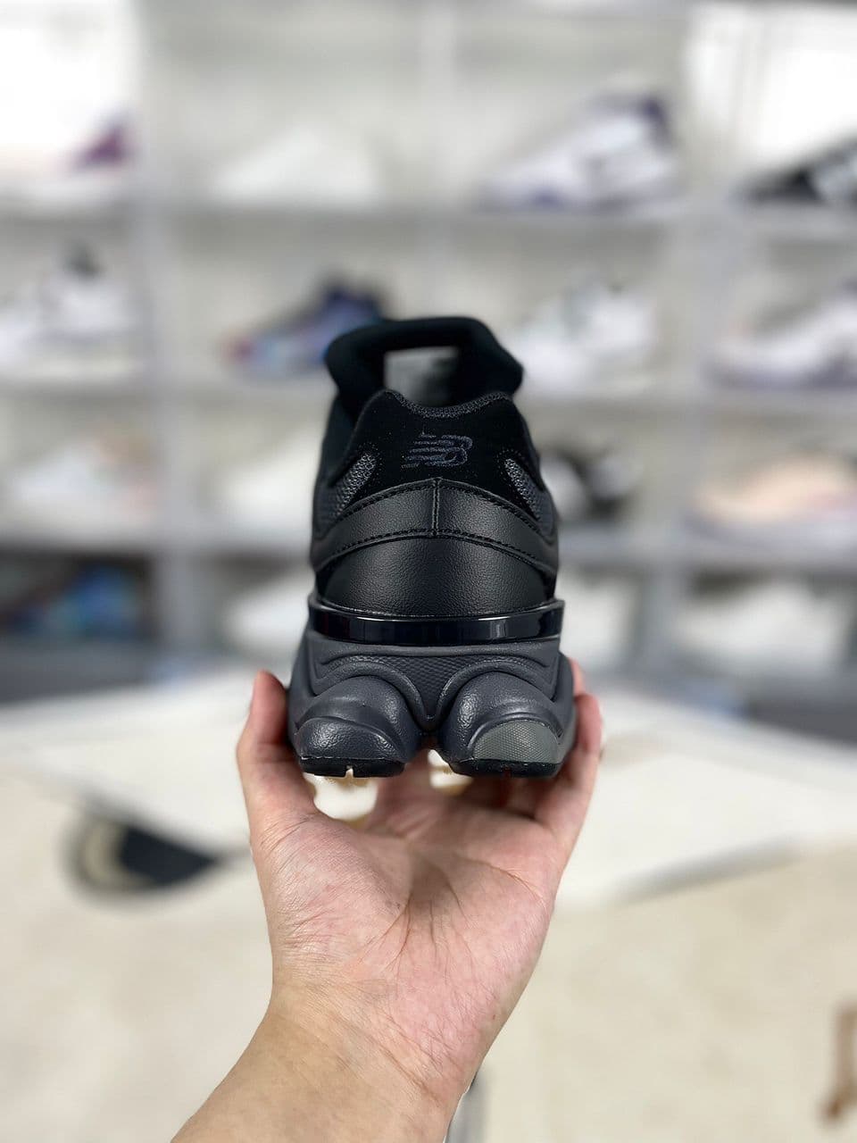 New Balance 9060 Black Grey Sneakers .